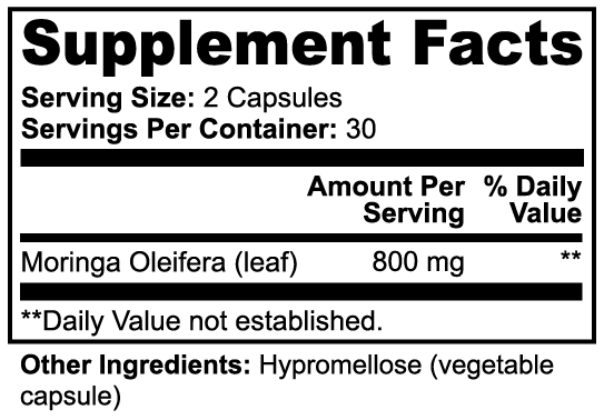 Nutriwise™ Moringa Capsules